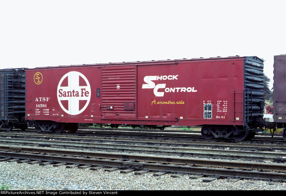 Santa Fe box ATSF #14581